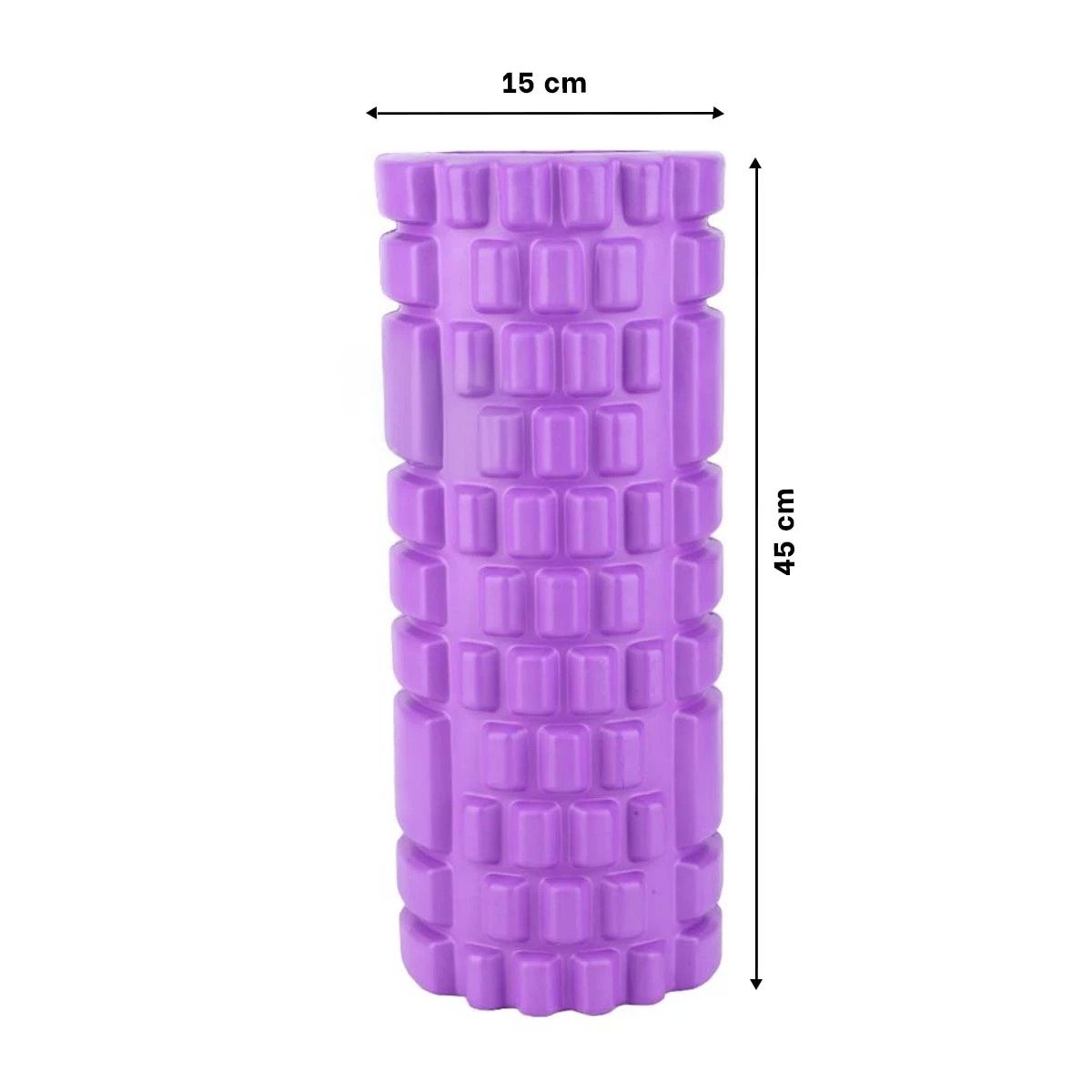 PACK4 CILINDRO ROLLER MORADO PARA ACTIVIDAD FISICA Y RELAJACION MUSCULAR EN CASA Y+PAPEL REGALO - 4