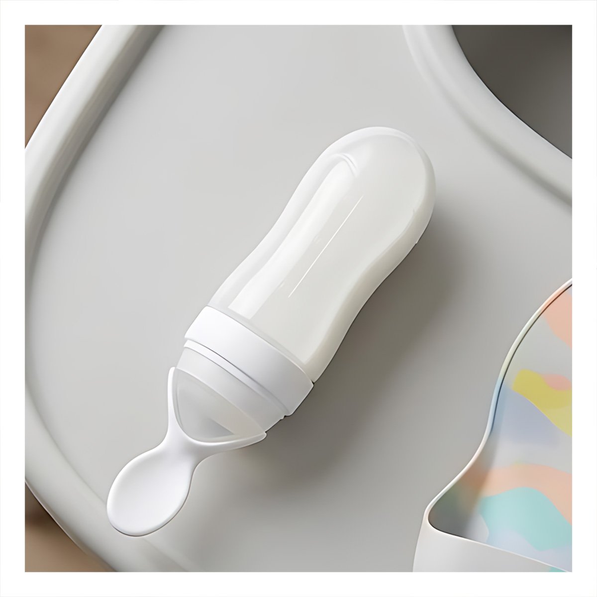 PACK4 CHUPO CON CUCHARA PARA USO DIARIO EN CASA COLOR BLANCO - 5