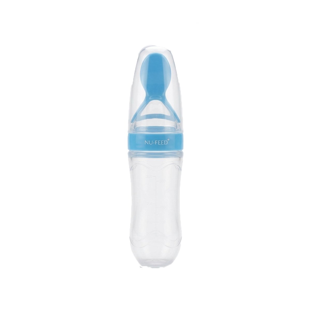 CHUPO CON CUCHARA PARA LACTANTES Y NIÑOS PEQUEÑOS CELESTE Y+PAPEL REGALO - 1