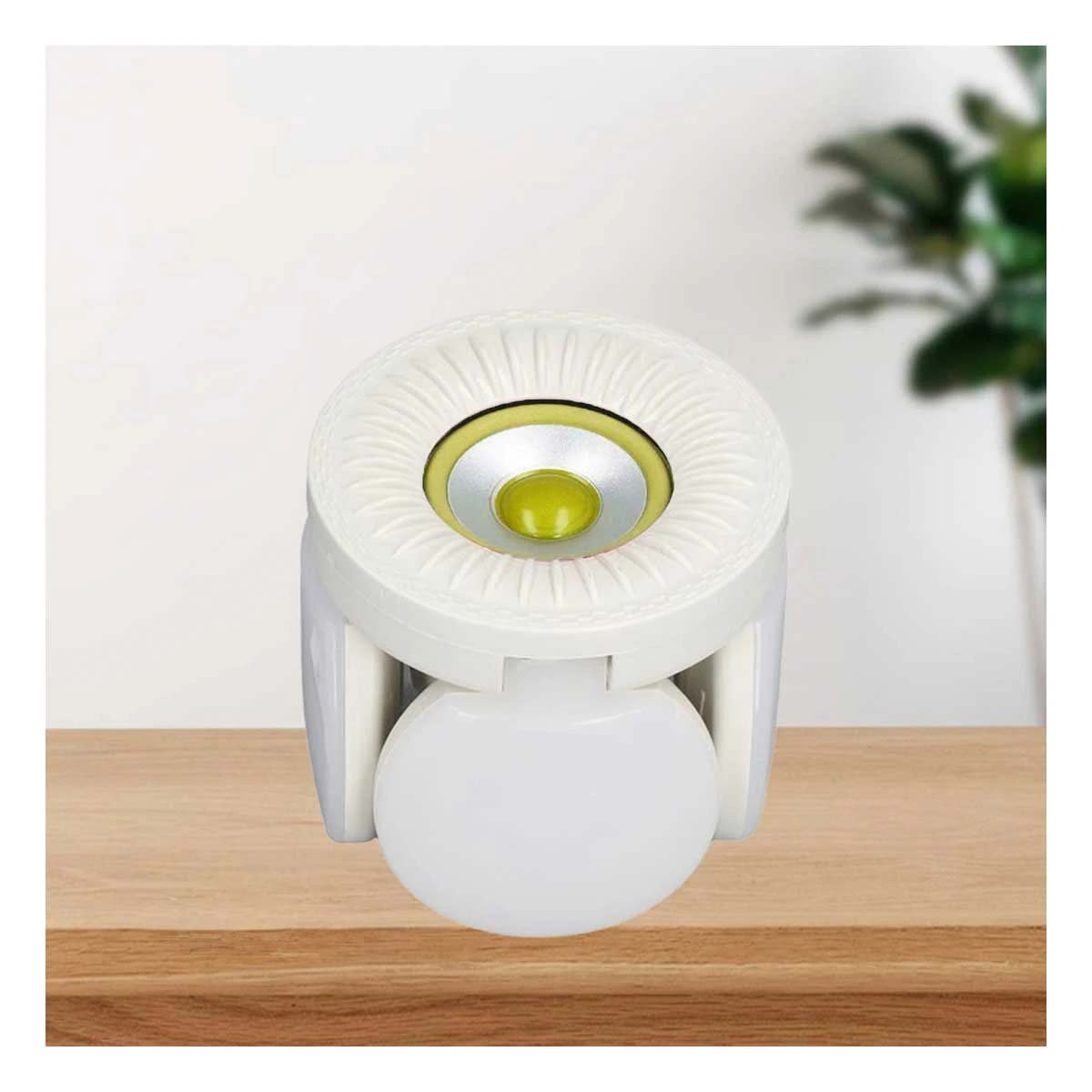 PACK6 CENTRO LED AMARILLO DE 4 HELICES PARA ESPACIO RESIDENCIAL MODERNO Y+REGALO STICKER - 5