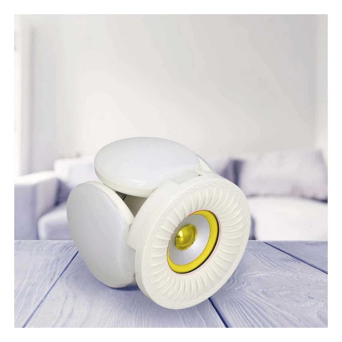 PACK2 CABEZAL LUMINOSO 4 HELICES AMARILLO CON DISENO MODERNO ACTUAL Y+REGALO STICKER - 5