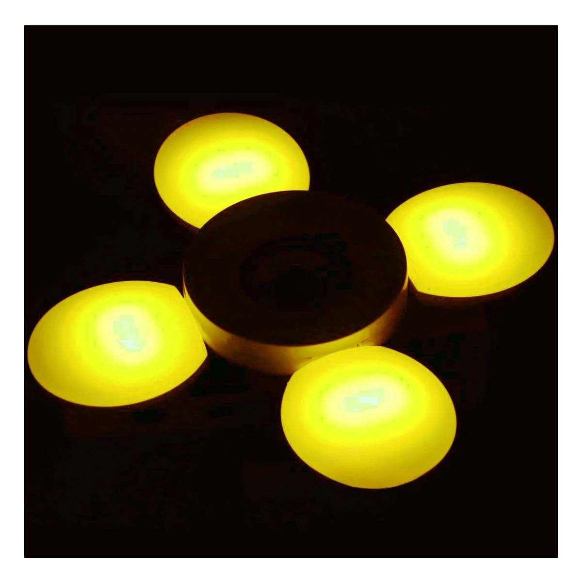 PACK4 CABEZAL GIRATORIO AMARILLO CON 4 HELICES PLEGABLES EXPANDIBLES - 5