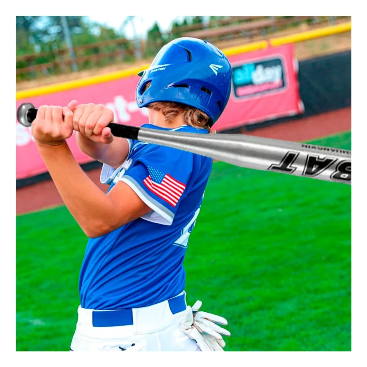 PACK2 KIT DE BEISBOL RECREATIVO CON BATE GUANTE Y PELOTA PARA JARDIN - 5