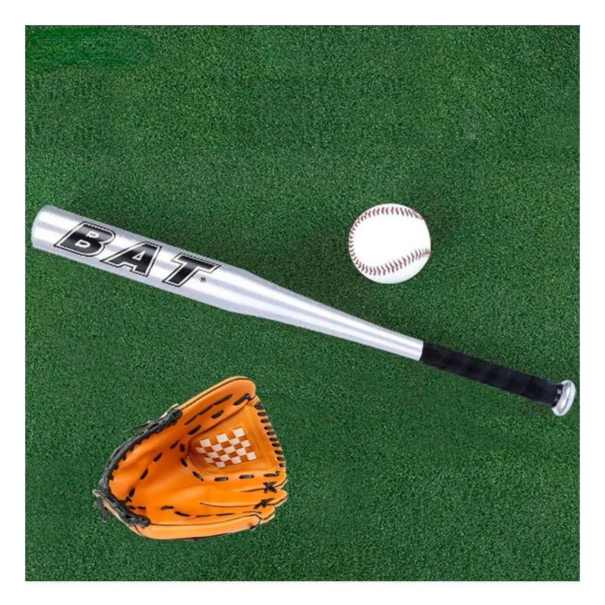 PACK4 PACK DE BEISBOL PARA PRACTICA CON BATE GUANTE Y PELOTA - 3