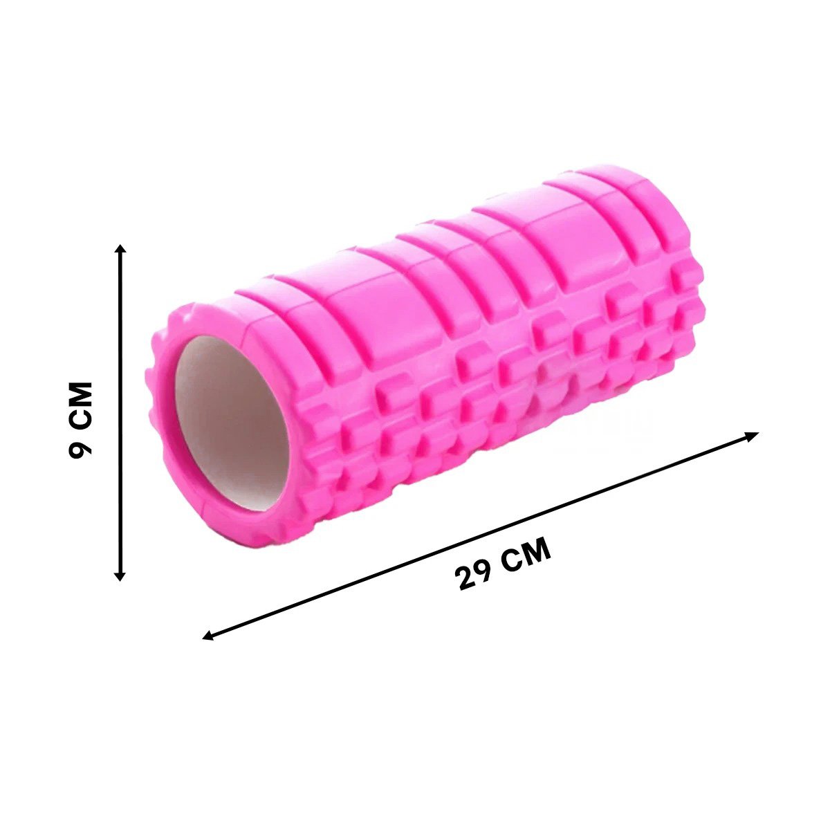 PACK4 CILINDRO ROLLER 29X9 EN FUCSIA COMPACTO PARA FITNESS Y ESTIRAMIENTOS Y+PAPEL REGALO - 4