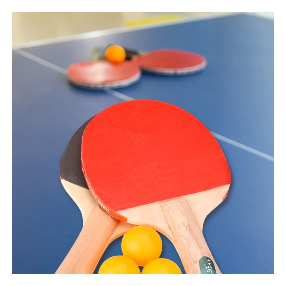 PACK4 LOTE 60 PELOTAS DE PING PONG ANARANJADO PARA COMPETENCIAS LOCALES Y+REGALO STICKER - 5