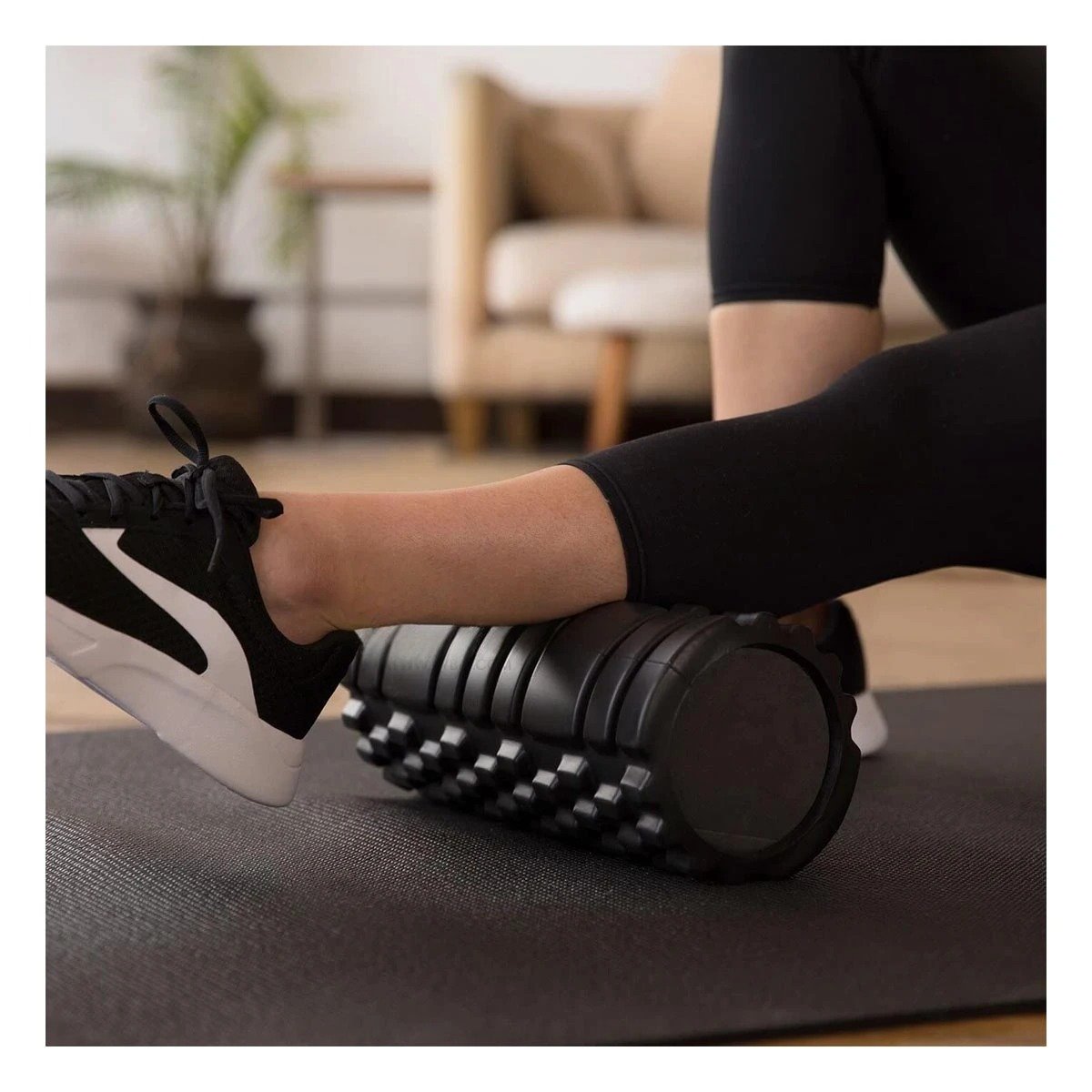 PACK6 RODILLO ROLLER 29X9 EN NEGRO FUNCIONAL PARA ENTRENAMIENTO FUNCIONAL Y+REGALO STICKER - 3