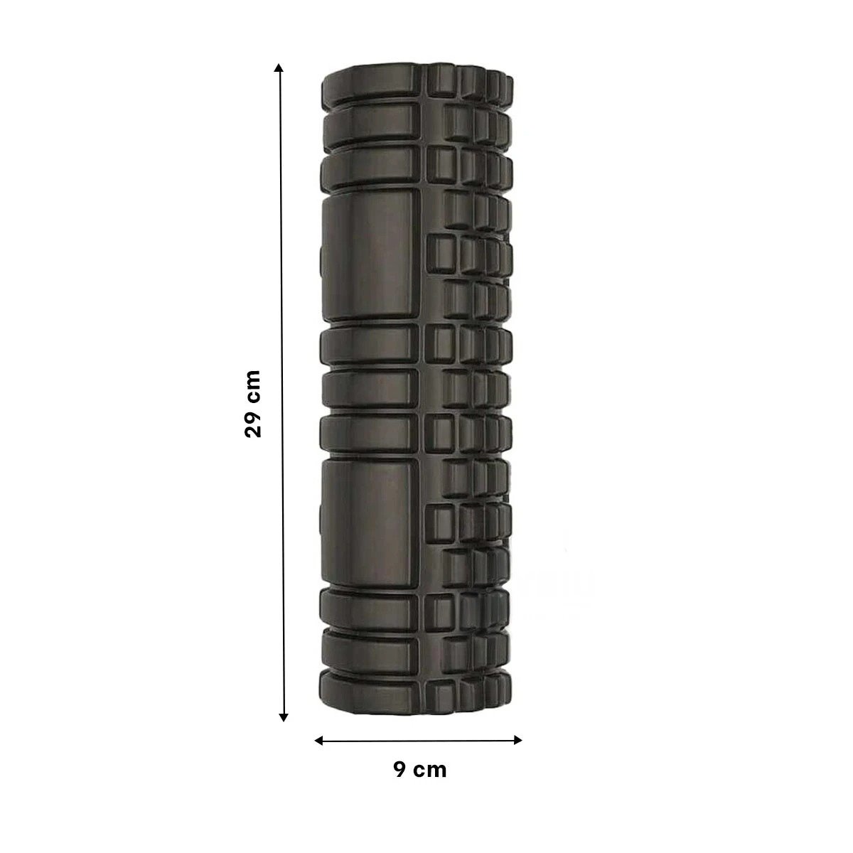 PACK6 RODILLO ROLLER 29X9 EN NEGRO FUNCIONAL PARA ENTRENAMIENTO FUNCIONAL Y+REGALO STICKER - 4