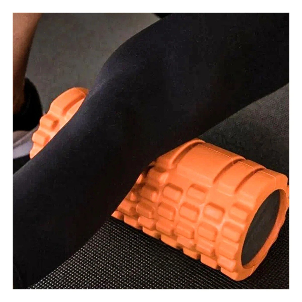 PACK4 CILINDRO ROLLER 29X9 EN ANARANJADO COMPACTO PARA FITNESS Y ESTIRAMIENTOS Y+PAPEL REGALO - 5