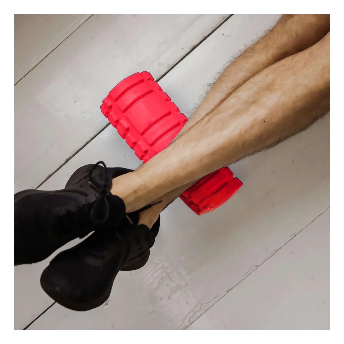 PACK4 CILINDRO ROLLER 29X9 EN ROJO COMPACTO PARA FITNESS Y ESTIRAMIENTOS Y+PAPEL REGALO - 5