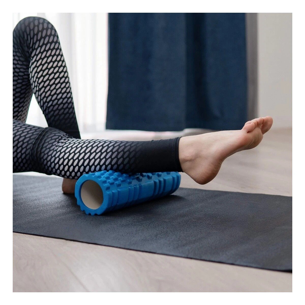PACK4 RODILLO ROLLER 29X9 EN CELESTE VERSATIL PARA YOGA Y ENTRENAMIENTO - 5