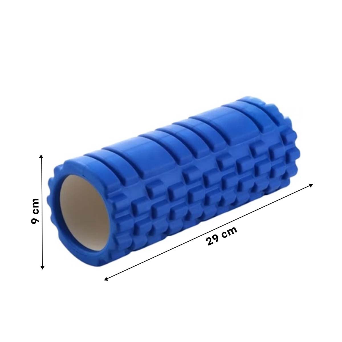 PACK2 TUBO DE MASAJE 29X9 EN AZUL FIRME PARA BIENESTAR Y EJERCICIO Y+PAPEL REGALO - 4
