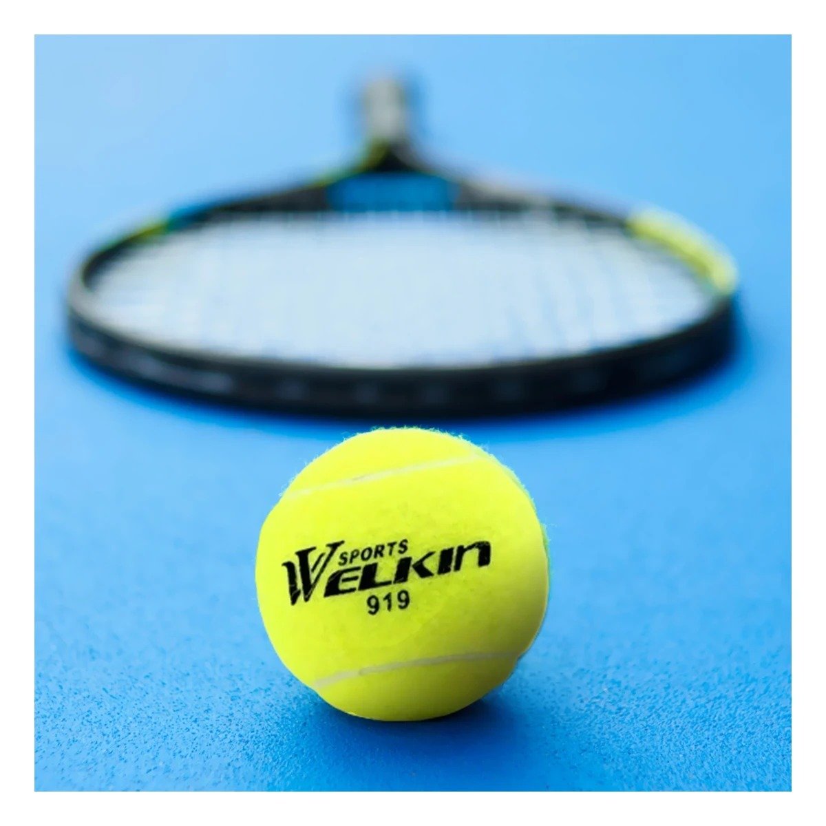 PACK2 LOTE 3 PELOTAS DE TENIS TENNIS BALLS PARA CANCHA DE TENIS Y+REGALO STICKER - 3