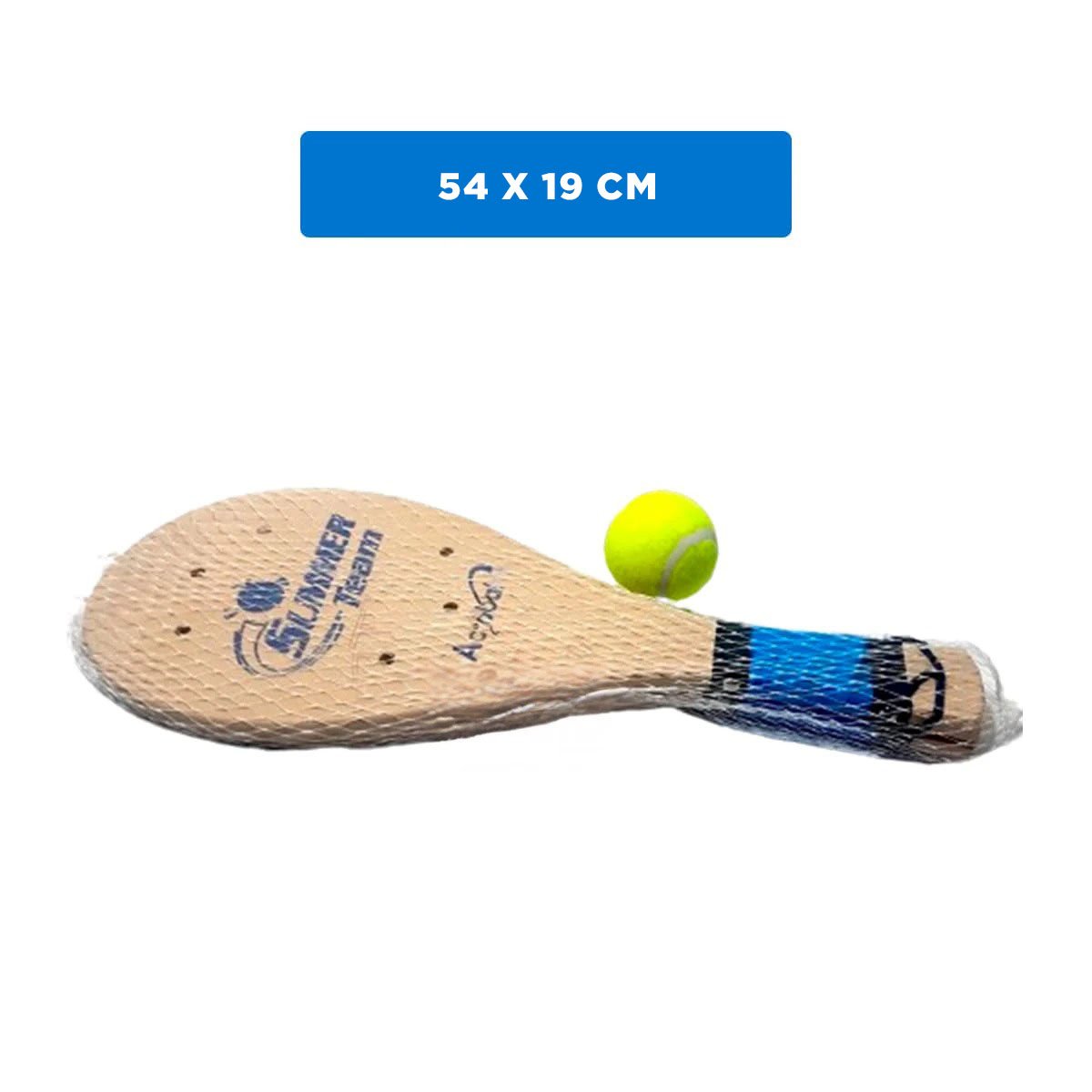 PACK6 JUEGO DE PALETAS DE PLAYA JUNIOR CON PELOTA PARA AIRE LIBRE - 4
