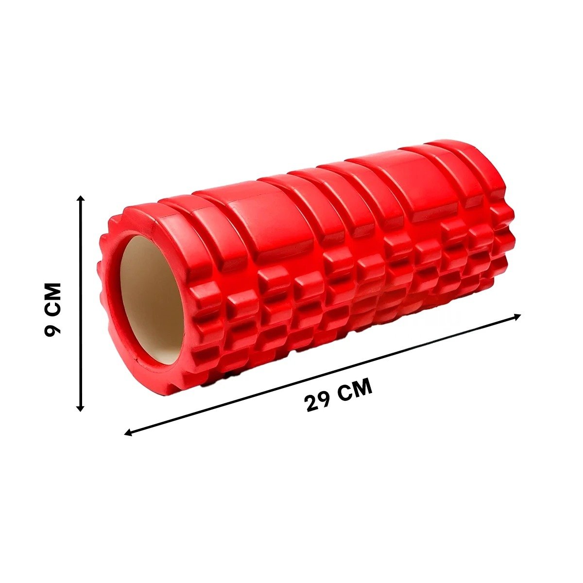 PACK12 ROLLO DEPORTIVO 29X9 EN ROJO PROFESIONAL PARA YOGA Y ESTIRAMIENTO Y+PAPEL REGALO - 4