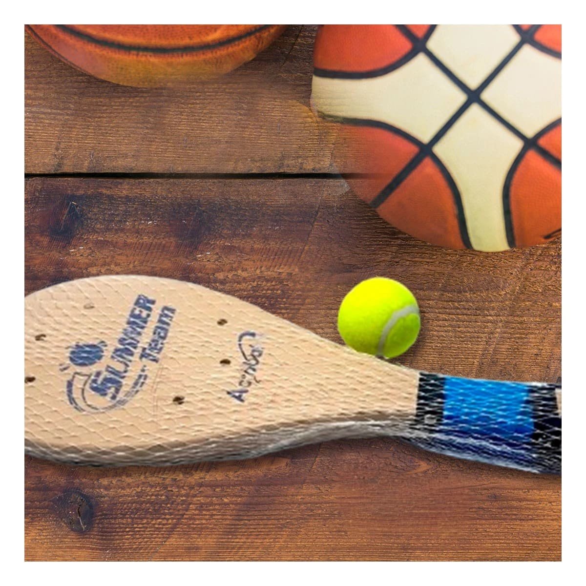 RAQUETAS DE PLAYA JUNIOR CON PELOTA PARA JUEGO RECREATIVO - 2