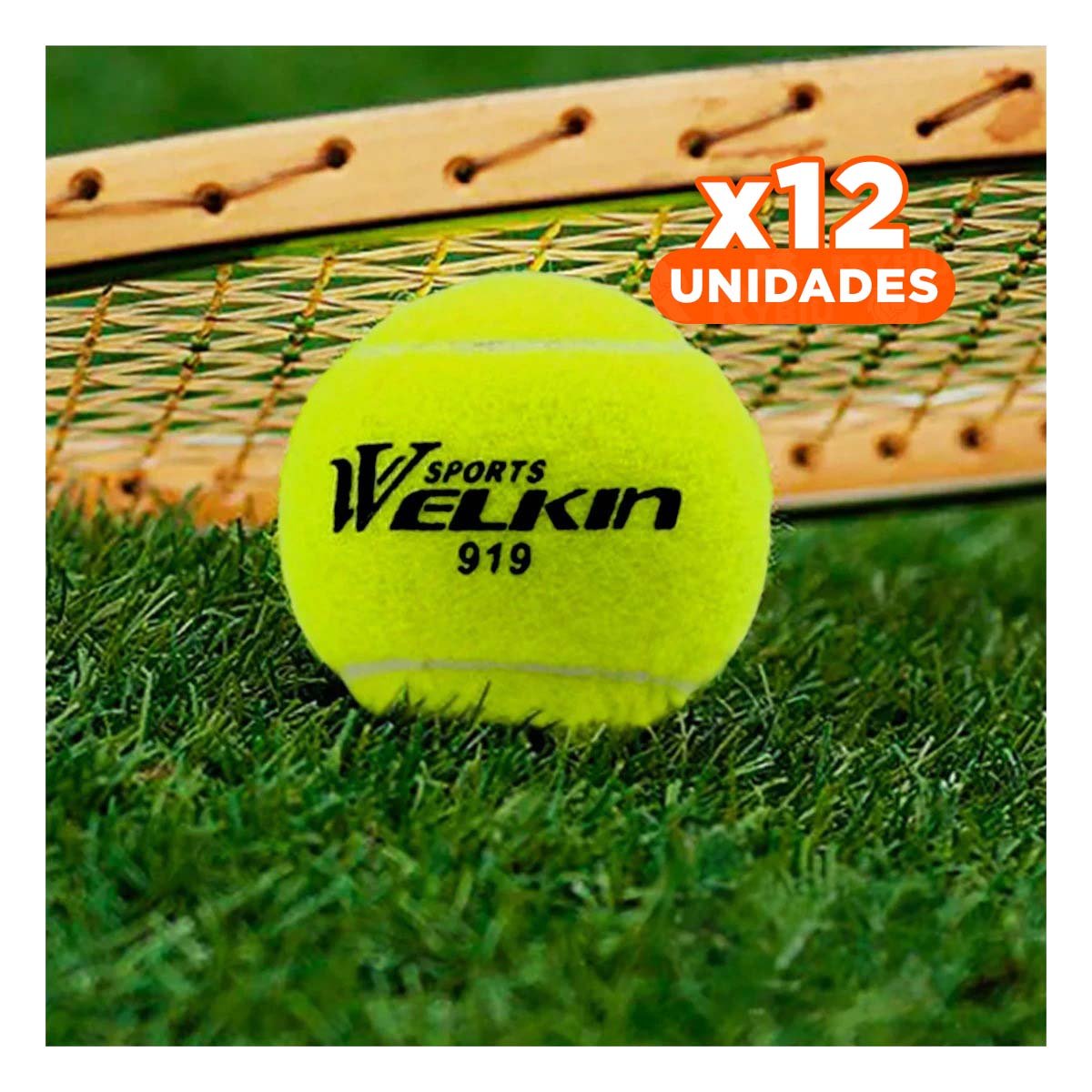 PACK12 PACK 3 PELOTAS DE TENIS TENNIS BALLS PARA CANCHA INTERIOR - 1
