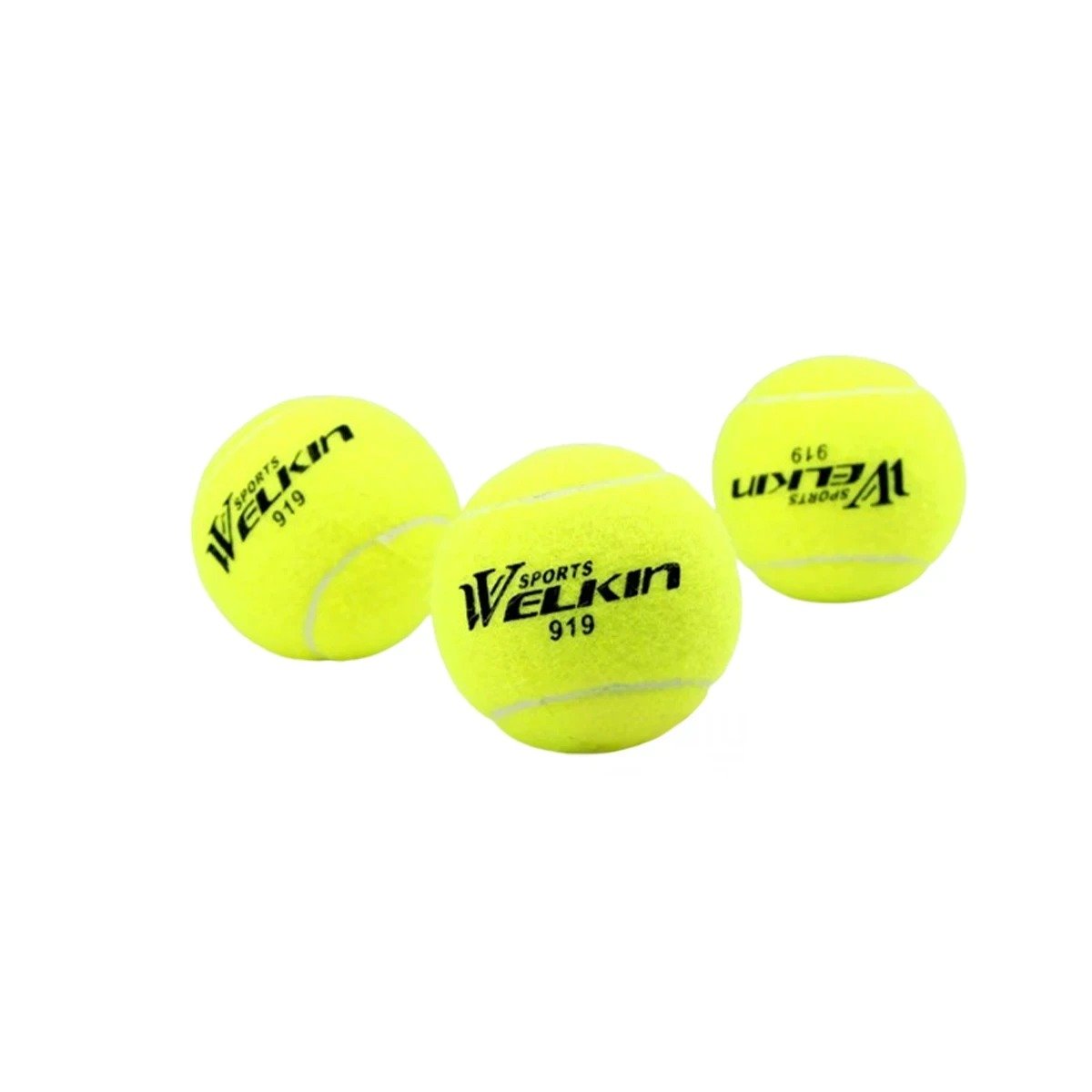 PACK4 PACK 3 PELOTAS DE TENIS TENNIS BALLS PARA PRACTICA EN CLUB Y+PAPEL REGALO - 3