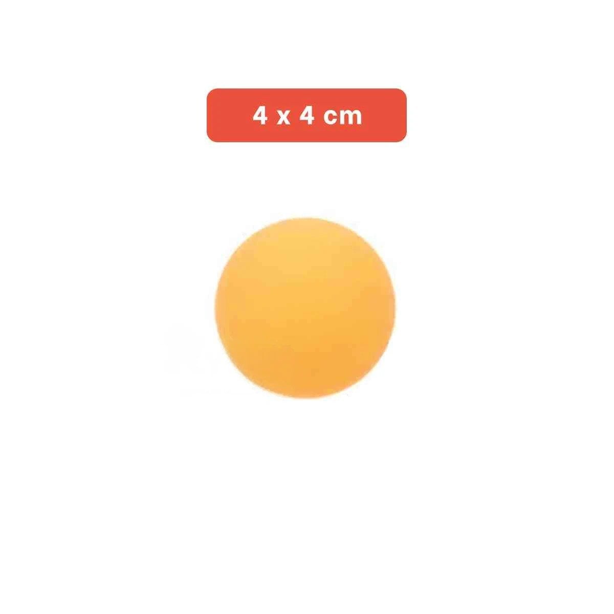 PACK6 KIT 60 PELOTAS DE PING PONG ANARANJADO PARA TENIS DE MESA Y+REGALO STICKER - 4