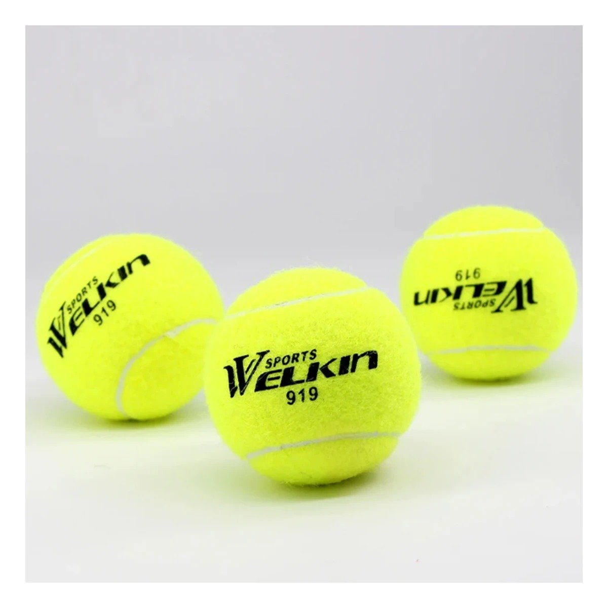 PACK4 KIT 3 PELOTAS DE TENIS TENNIS BALLS PARA JUEGO RECREATIVO Y+REGALO STICKER - 3