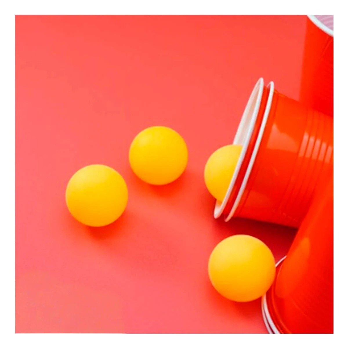 PACK4 KIT DE PING PONG CON VASOS PARA EVENTO SOCIAL - 5