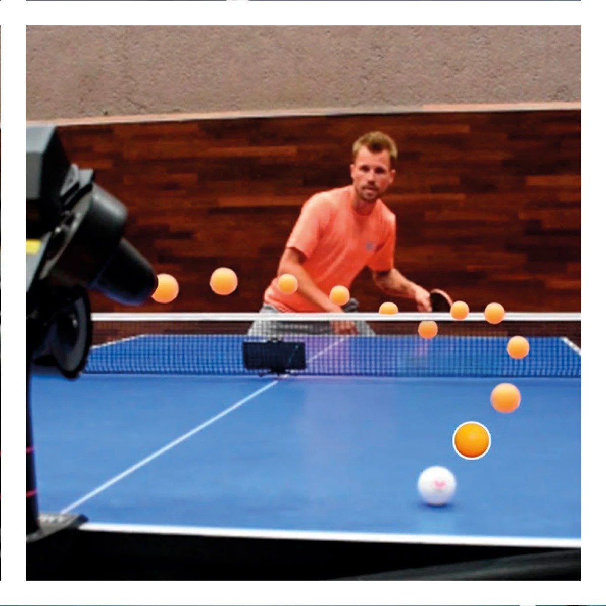 PACK6 SET 60 PELOTAS DE PING PONG ANARANJADO PARA ENTRENAMIENTO EN CLUB - 2