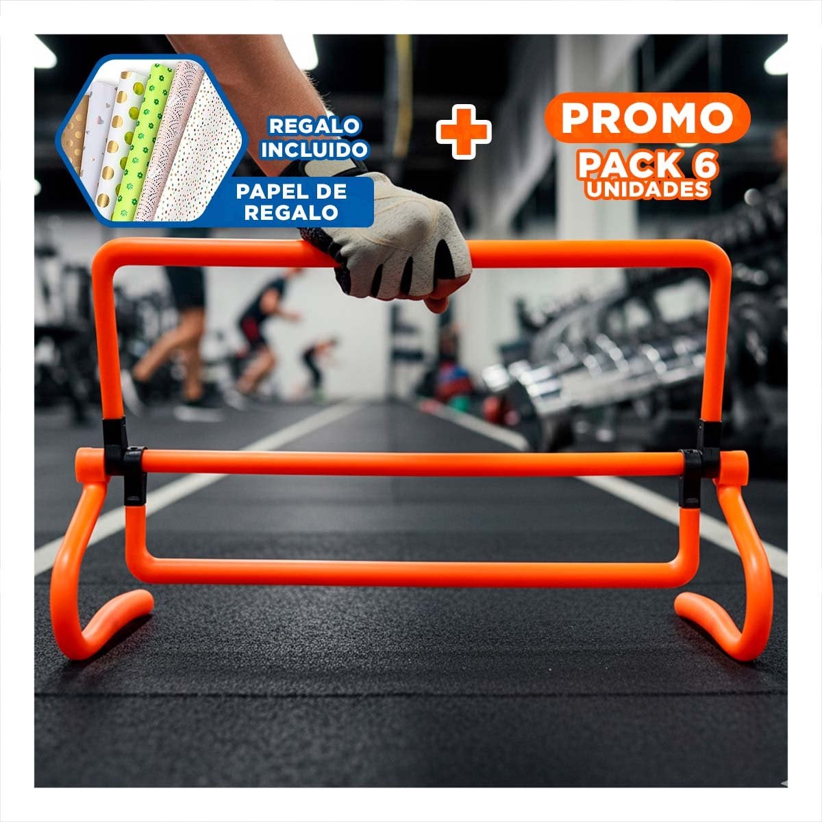 PACK6 CERCADO DE ALTA DURABILIDAD PARA SEGURIDAD Y ORGANIZACIÓN Y+PAPEL REGALO - 1