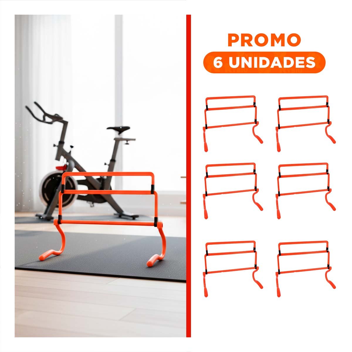 PACK6 VALLA PORTÁTIL Y RESISTENTE PARA JARDÍN, HOGAR Y EVENTOS - 1