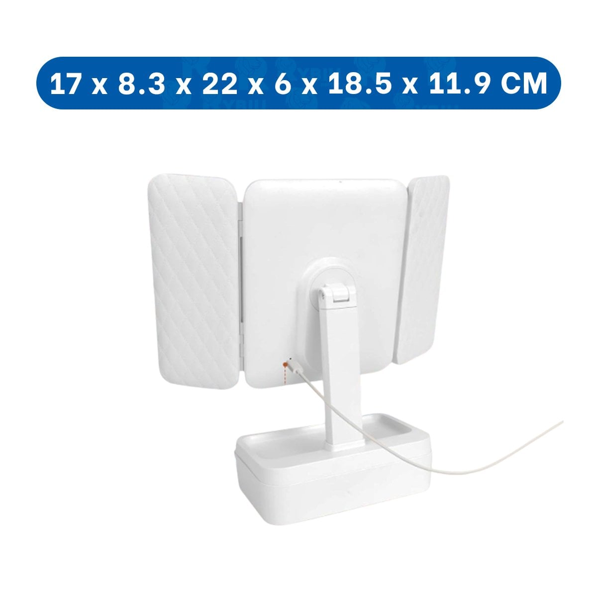 PACK4 SISTEMA DE BELLEZA CON ESPEJO LED TRIPLE BLANCO Y CAJON DESLIZANTE Y+PAPEL REGALO - 4