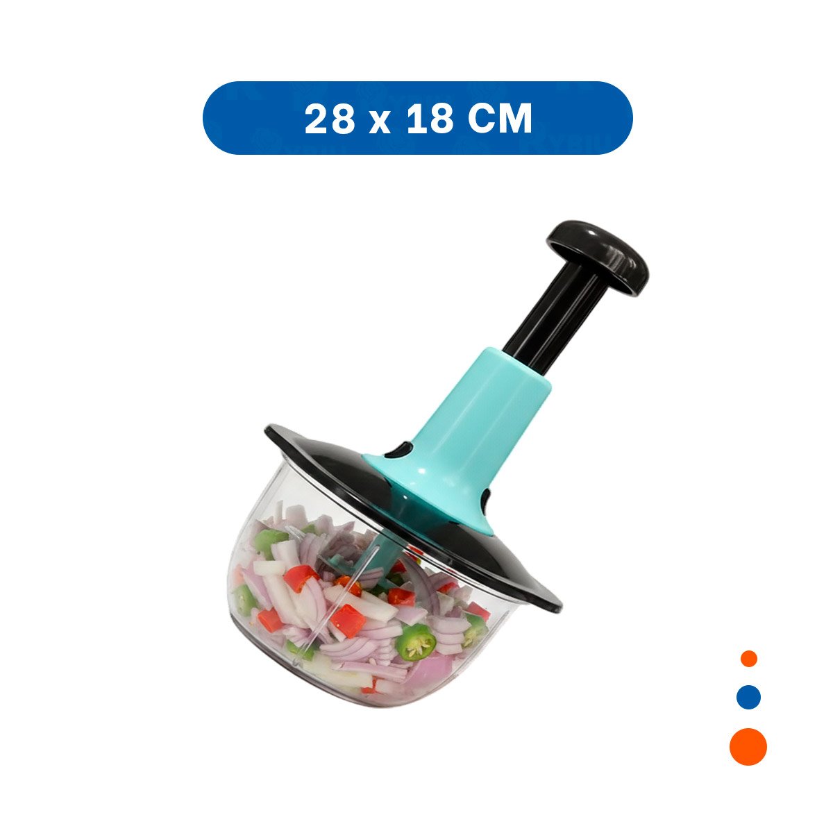 CORTADOR MULTIFUNCIONAL 1 5L BLANCO Y PLOMO PARA PREPARAR COMIDAS CASERAS Y+PAPEL REGALO - 4