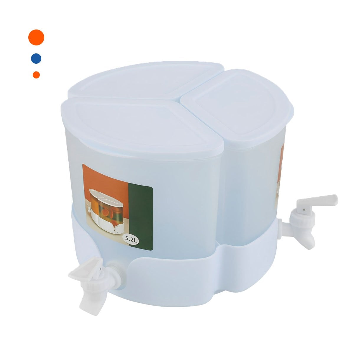 MOLDE DE CUBOS DE HIELO VERDE CLIC LINEA REUTILIZABLE Y COMODO PARA JUGOS Y+PAPEL REGALO - 1