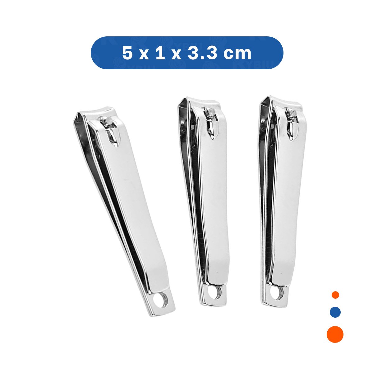 JUEGO CORTAUNAS PLATEADO X3 PARA RUTINA DE ASEO PERSONAL Y+PAPEL REGALO - 4