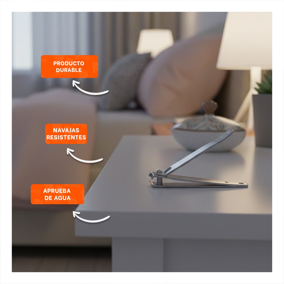 PACK6 EQUIPO PRACTICO CORTAUNAS PLATEADO X3 PARA NECESER PERSONAL - 3