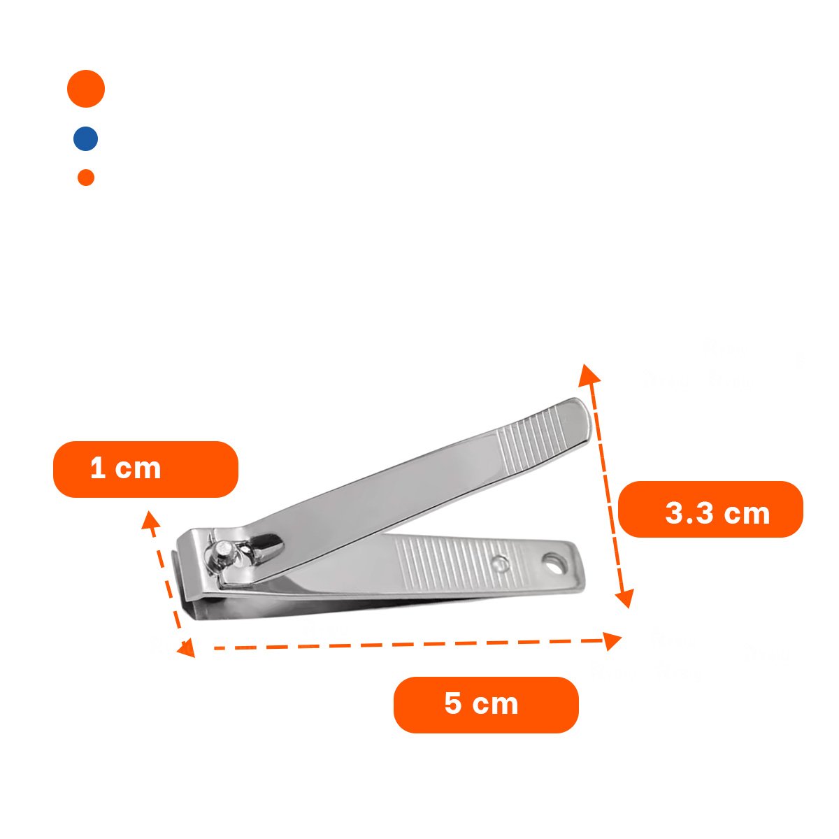 KIT DE CORTAUNAS PLATEADO 3 PIEZAS PARA USO FAMILIAR Y+REGALO STICKER - 4