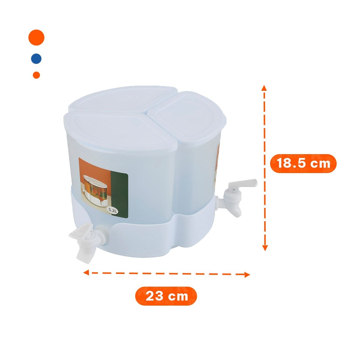 PACK4 RECIPIENTE DE HIELO VERDE CLIC LINEA VERSATIL PARA CONGELAR AGUA Y BEBIDAS - 4