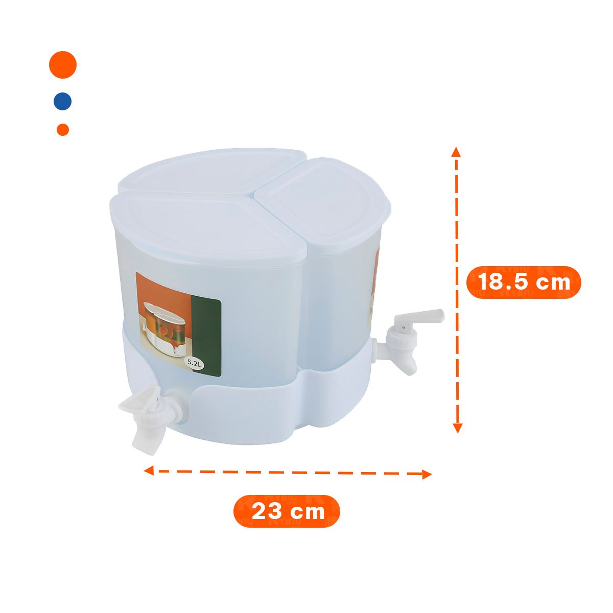 CHAROLA DE CUBOS DE HIELO VERDE CLIC LINEA PRACTICA Y FACIL DE USAR Y+POST IT - 4