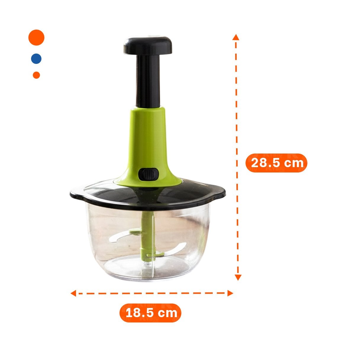 PROCESADOR COMPACTO MULTIFUNCIONAL 1 5L BLANCO Y PLOMO PARA COCINA RAPIDA Y FACIL - 4