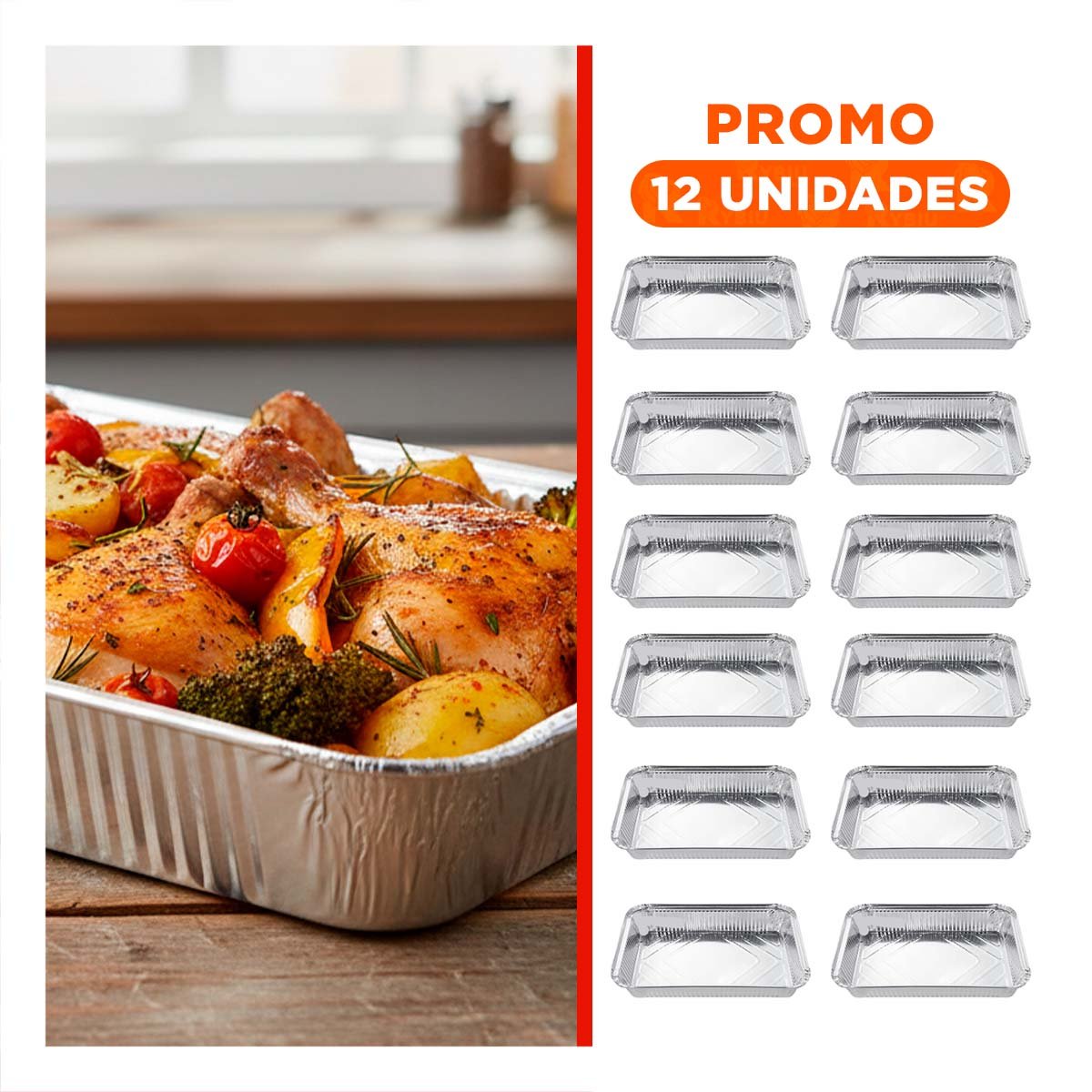 PACK12 CORTADOR MULTIFUNCIONAL 1 5L BLANCO Y PLOMO PARA PREPARAR ALIMENTOS Y+REGALO STICKER - 1