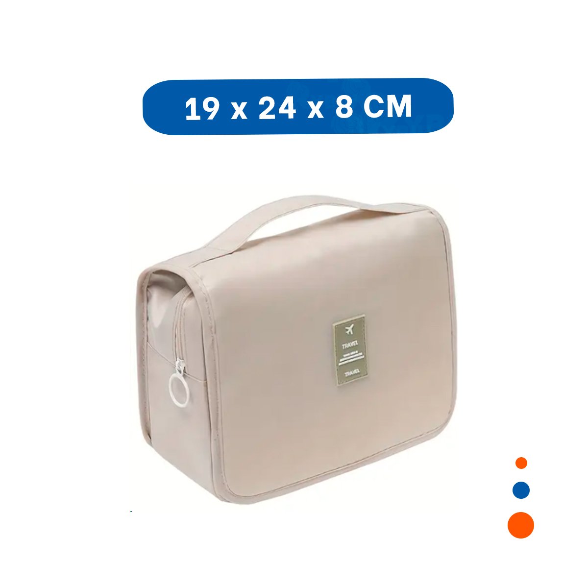 PACK4 PORTAOBJETOS COLGADOR 24X8X19 CM BEIGE PARA RUTINAS FUERA DE CASA Y+PAPEL REGALO - 4