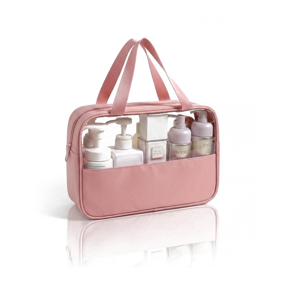 CALZADO NECESER RECTANGULAR CON ASAS ROSADO CON ASAS Y+LIGAS REGALO - 3