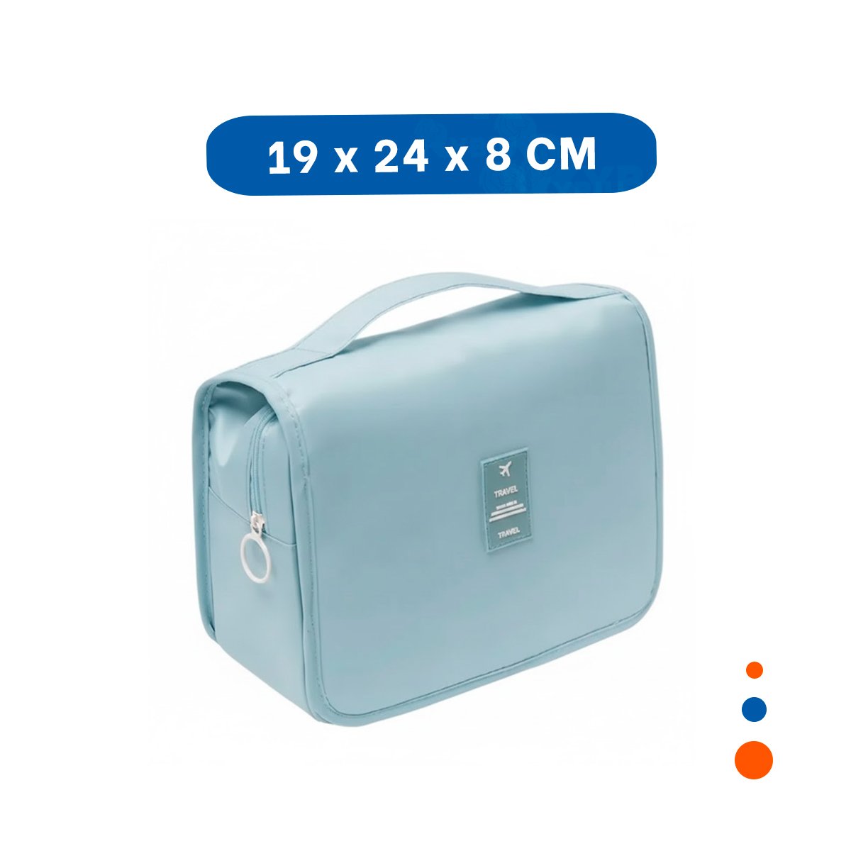NECESER 24X8X19 CM CELESTE CLARO PARA ARTICULOS DE HIGIENE EN VACACIONES Y+PAPEL REGALO - 4