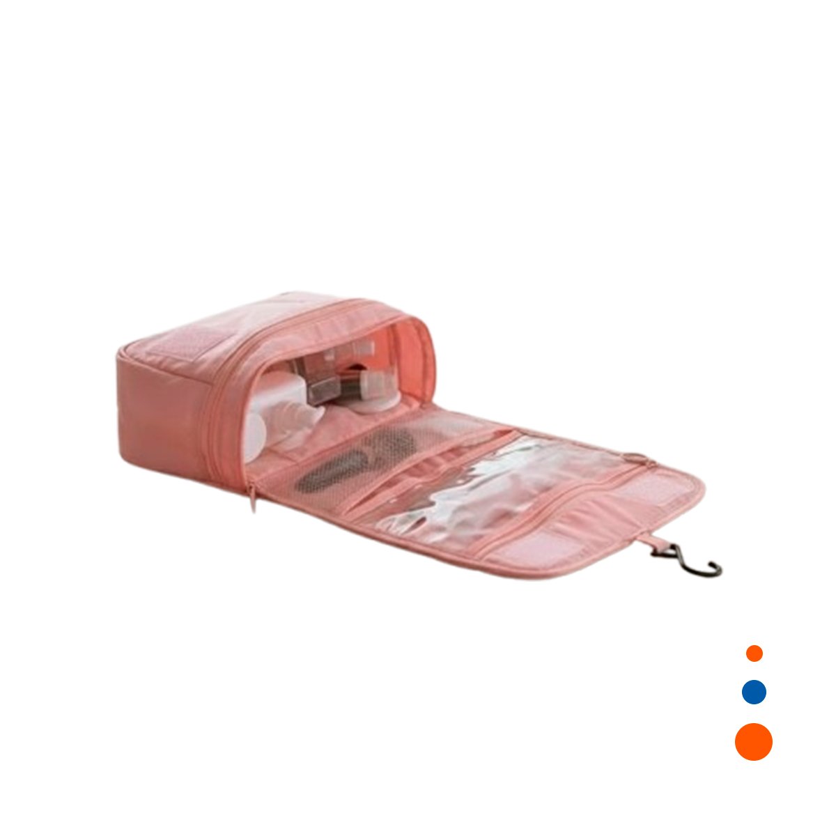 PACK4 PORTAOBJETOS COLGADOR 24X8X19 CM ROSADO PARA EQUIPAJE MAS ORDENADO Y+PAPEL REGALO - 3