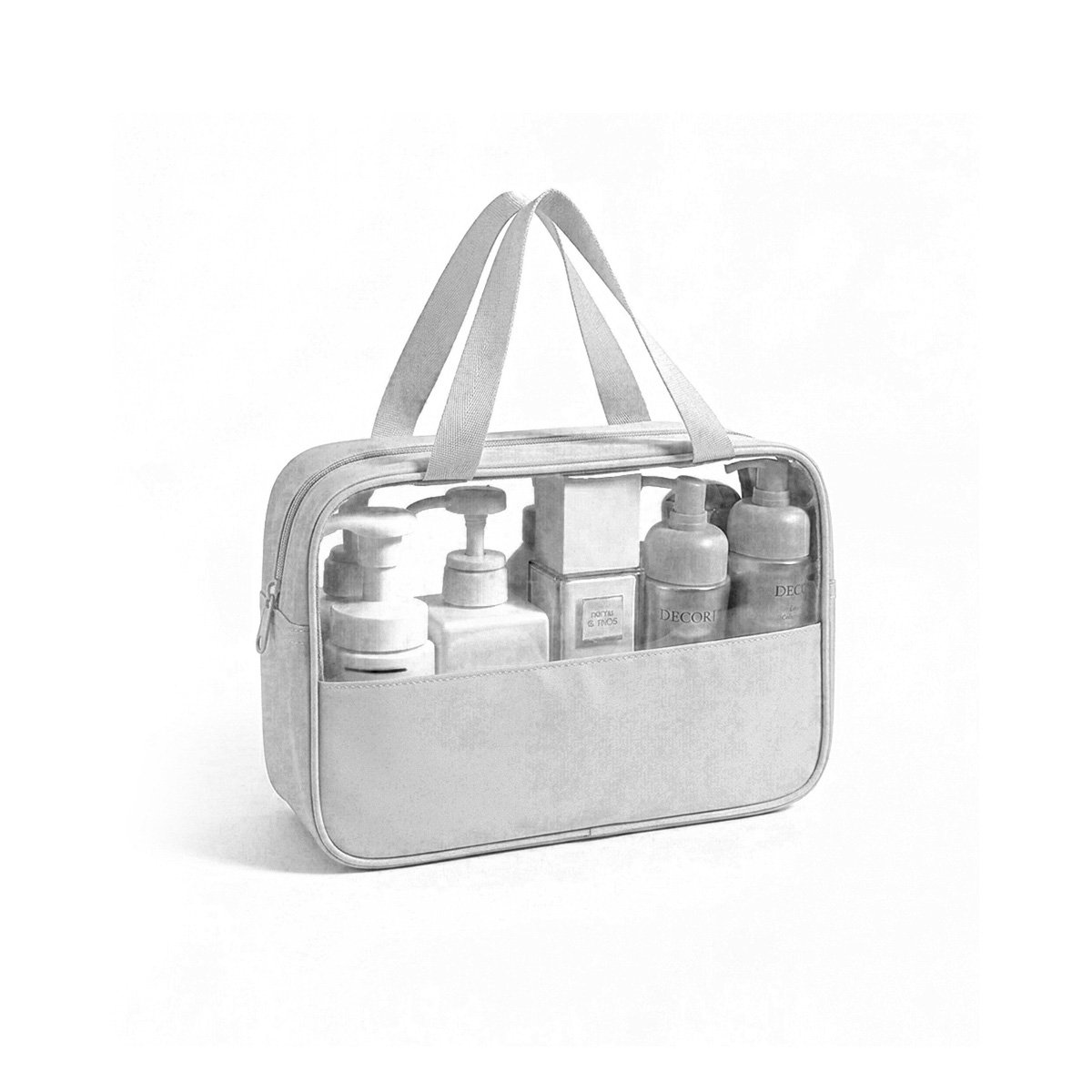 PACK2 CAJA RECTANGULAR CON ASAS PARA VIAJE ROSADO FUNCIONAL Y DURADERO Y+REGALO STICKER - 2