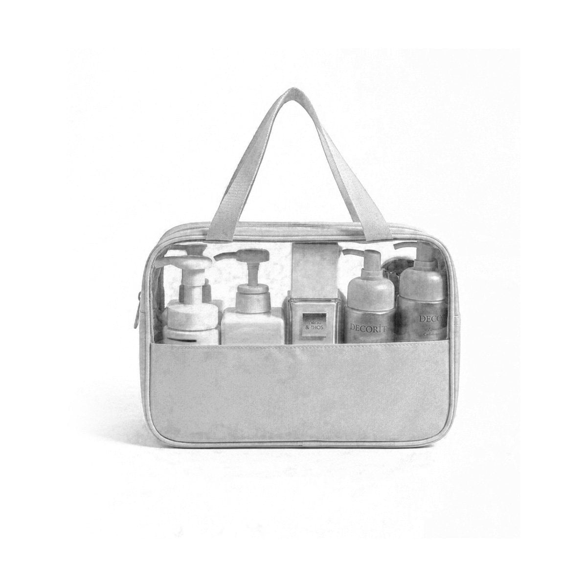 PACK4 BOLSO RECTANGULAR CON ASAS PARA ARTICULOS ROSADO PRACTICO Y ORDENADO Y+PAPEL REGALO - 3