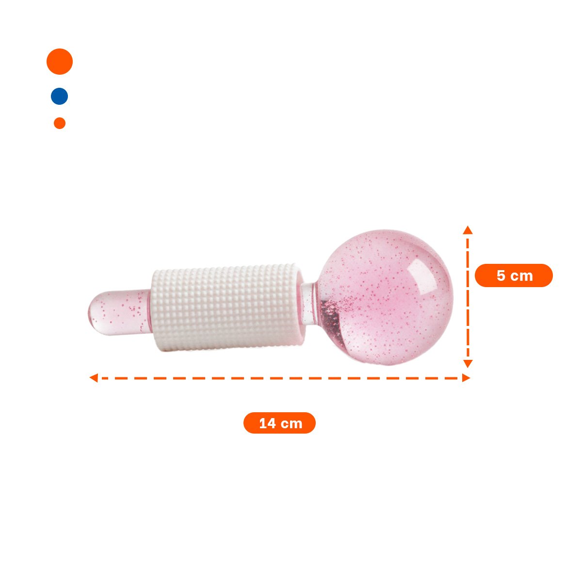 PACK2 KIT FACIAL GLOBOS DE HIELO PAR ROSADO PARA BELLEZA Y+PAPEL REGALO - 4