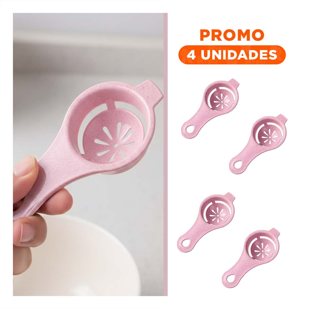 PACK4 HERRAMIENTA PRACTICA PARA EXPRIMIR NARANJA NATURAL CELESTE Y+REGALO STICKER - 1