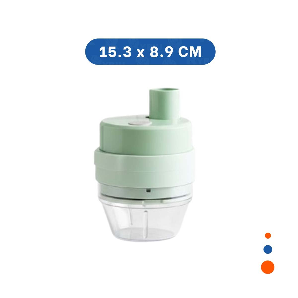 UTENSILIO COMPACTO PARA PREPARAR JUGO DE NARANJA CELESTE Y+PAPEL REGALO - 4