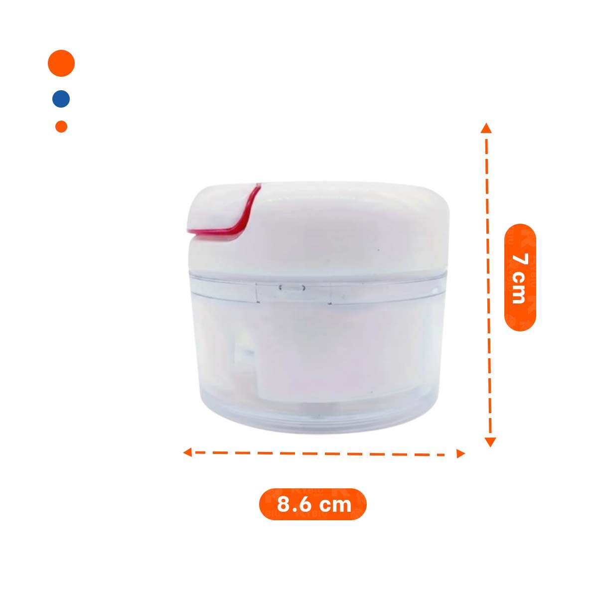 UTENSILIO FUNCIONAL PARA EXPRIMIR CITRICOS 1000 ML CELESTE Y+REGALO STICKER - 4