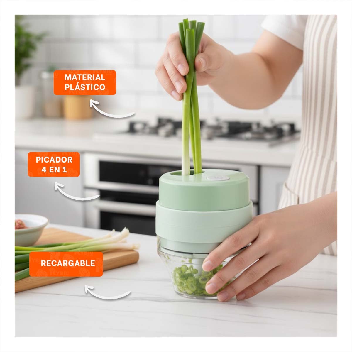 PACK2 ACCESORIO COMPACTO PARA EXPRIMIR FRUTAS CITRICAS CELESTE Y+REGALO STICKER - 5