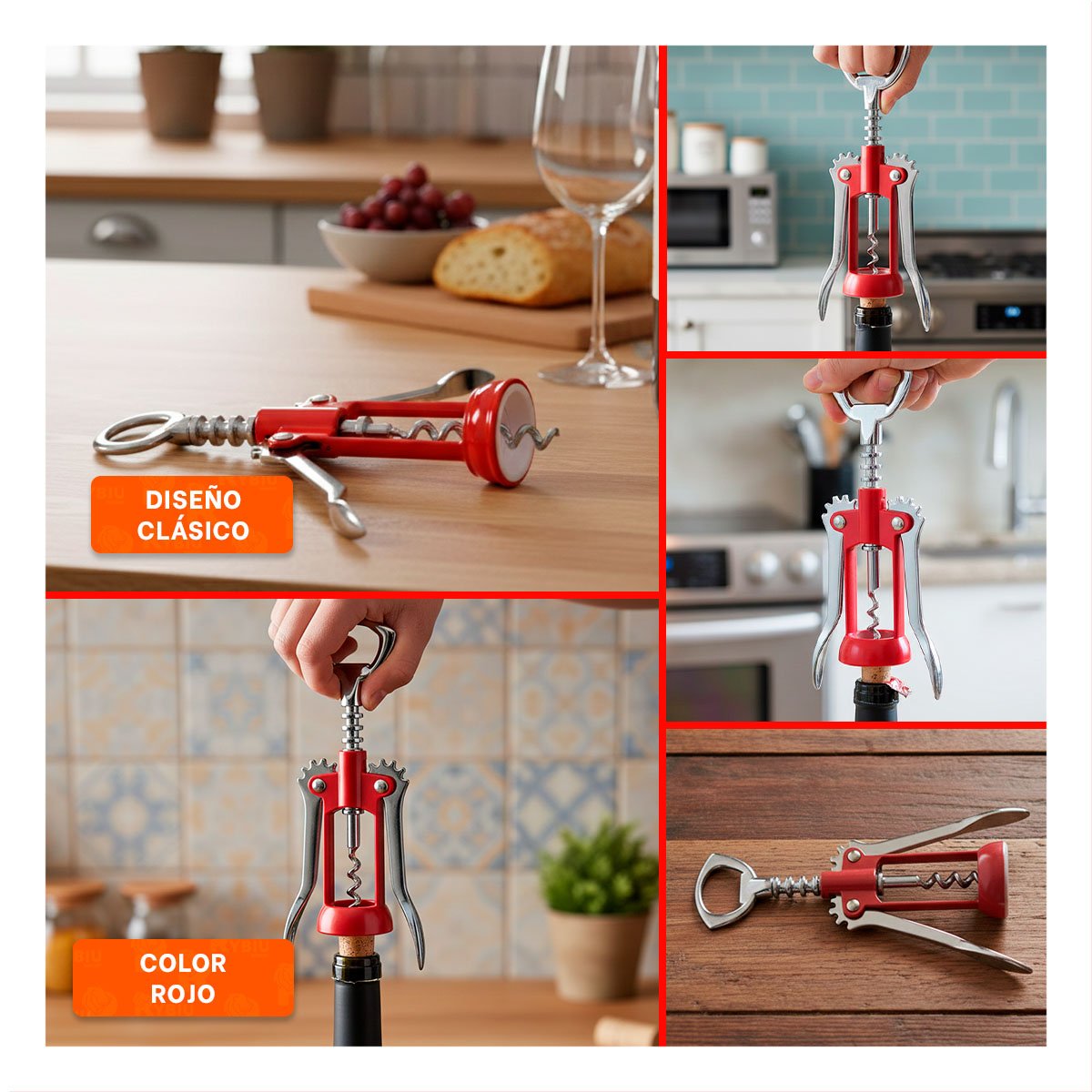 UTENSILIO MANUAL VERDE 16,5 CM ACCESORIO PARA COCINA Y+POST IT - 5